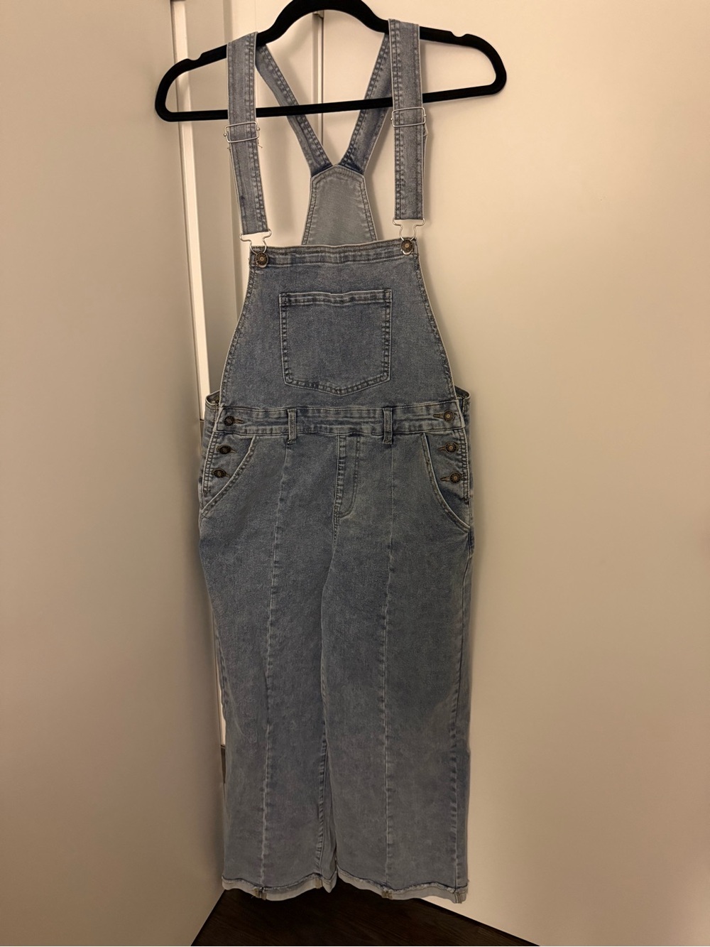 Amazon Essentials Light Blue Denim Women's Overalls